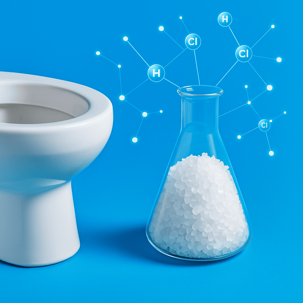 きらめく水滴と清潔さ